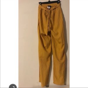 Mustard Flare Pants